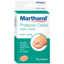 Marthand Foot Care Protector Callos Tejido Ovalado 9 uds