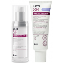 Sérum Anti-Vermelhidão Leti SR 30 ml + Fluido 40 ml