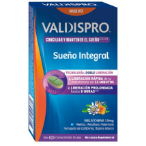 Valdispro Sueño Integral Concilia el Sueño más Rápido 30 Comprimidos