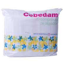 Cebedam Compresas Algodón 20 uds