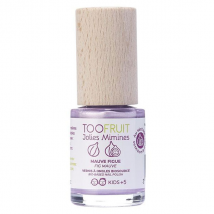 Toofruit Enfant Mains Jolies Mimines Vernis à Ongles Mauve Figue Biosourcé 10ml