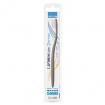 Elgydium Style Recycled Brosse à Dents en Plastique Recyclé Medium Grise