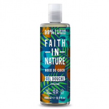 Faith In Nature Gel Douche Noix de Coco 400ml - Hydratant - pour Tous Types de Peaux