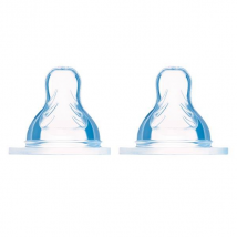MAM Accessoires pour Biberons Tétine Silicone +4m Débit 3 Rapide 2 unités - Anatomique -