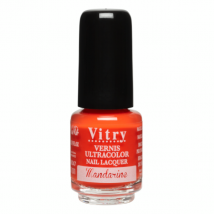 Vitry Vernis à Ongles N°101 Mandarine 4ml Effet Brillant, Irisé et Nacré, Satiné et Laqué