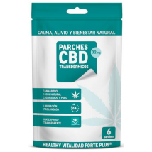 Healthy Vitalidad Forte Plus Parches CBD 6 uds