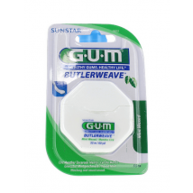 Gum Dental FLOSS Buttler Weave waxed Mint 55m