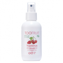 Toofruit Enfant Cheveux Kapidoux Spray Démêlant Fraise Cerise Bio 125ml - Hydratant et Nourrissant -