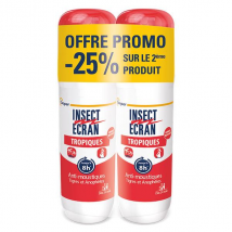 Insect Ecran Anti-moustiques Spray répulsif peau Tropiques 2 x 75 ml