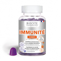 Biocyte Immunité Gummies Système Immunitaire Vitamine D, C, Zinc 60 Gummies