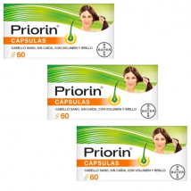 Priorín Anticaída y Salud Capilar con Biotina 3x60 Cápsulas 25% Descuento