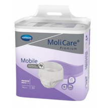 MoliCare Mobile Pañales Incontinencia Severa 8 Gotas Talla XL 14 uds