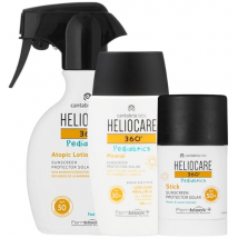 Heliocare Pediatrics Stick SPF50 20 g + Corps 250 ml + Visage Minéral 50 ml