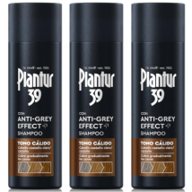Plantur 39 Anti Grey Effect Champú Tono Cálido 3x200 ml