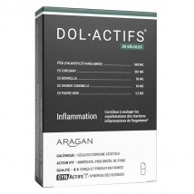 Aragan - Synactifs - Dolactifs - Anti Inflammatoire - Curcuma - 20 Gélules