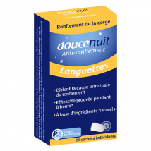 Douce Nuit Anti-Ronflement Languettes 28 sachets