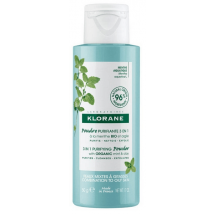 Klorane Poudre Purifiante 3 en 1 Bio Menthe Aquatique 50 gr