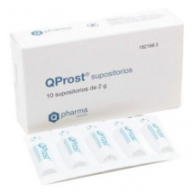 Qprost 10 supositorios