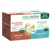 Naturactive Doriance duo mixte autobronzant protection et capital soleil