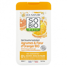 So'Bio Étic Douche Gel Hydratant Agrumes et Fleurs d'Oranger Bio 450ml