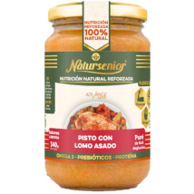Natursenior Puré Pisto con Lomo Asado Ω3+Prebióticos+Proteína 340 gr