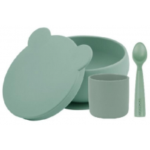 Minikoioi Set de Alimentación I BLW Silicona River Verde +6m 3 Piezas