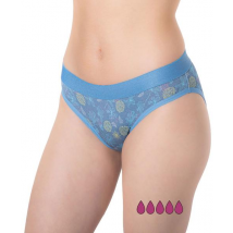 Farma Inca Braguita Menstrual Teen Absorción Alta Flores Azul Talla M