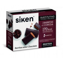 Siken Sustitutivo Barrita Chocolate 8 Unidades