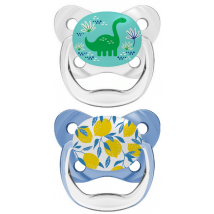 Prevent Blue Butterfly Shield Pacifier 6-18m 2 units