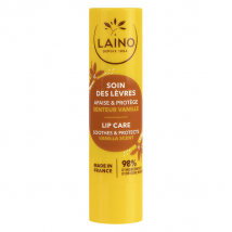 Laino Soin des Lèvres Vanille 4g - Hydratant et Nourrissant - Effet Naturel, Parfumé