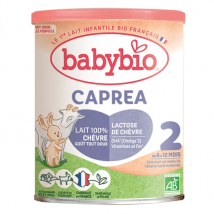 Babybio Caprea 2 Formule au Lait de Chèvre Bio 400g