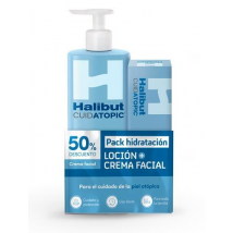Halibut CuidAtopic Pack Loción Corporal 400 ml + Crema Facial 50 ml