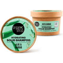 Organic Shop Shampoing Solide Hydratant Aloe et Baobab 60 gr