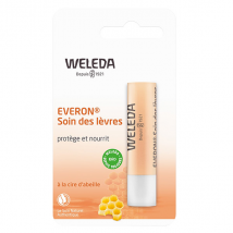 Weleda Soin Des Lèvres Everon 4,8g Bio et Vegan- Nourrissant, Hydratant et Nourrissant, Réparateur, Traitant - Effet Naturel, Parfumé pour Peau 