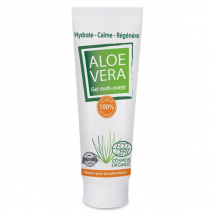 Biotechnie Gel d'Aloe Vera Multi-usage 125ml pour Peau Sèche à Très Sèche, Peau Fragile ou Irritée