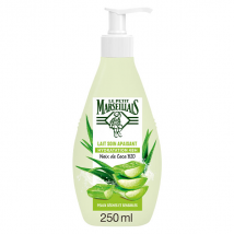 Le Petit Marseillais Lait Soin Hydratant Apaisant Aloe Vera Bio 250ml pour Peau Sèche à Très Sèche