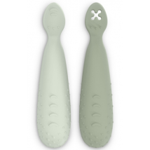 Suavinex Colour Essence Precucharas de Aprendizaje Silicona Verde +6m 2 uds