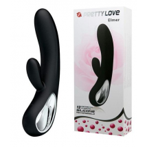 Love Pretty Elmer Vibrador Recargable 12 Funciones Negro