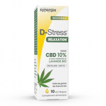 D-Stress Relaxation Huile CBD 10% - Flacon pipette 10 ml