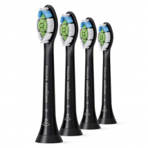 Philips Sonicare White Brushsync Têtes de Brosses Noires 4 unités - Pour appareil électrique -