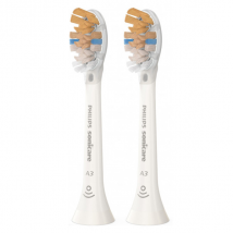 Philips Sonicare All-in-One Tête de Brosse HX9092/10 A3 Premium Blanche Lot de 2