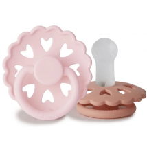 Bloco de Chupetas Frigg Fairytale em Silicone Tamanho S (Queen/Princess) +6 meses - 2 unidades