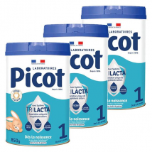 Picot Lait 1er Âge 800g - Lot de 3