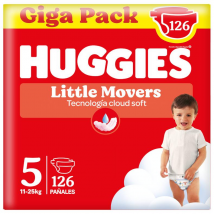Huggies Little Movers Pañales Disney Talla 5 (11-25 Kg) 126 Uds