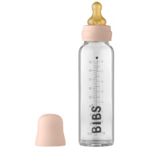 Bibs Biberón Cristal Flujo Lento Blush 225 ml