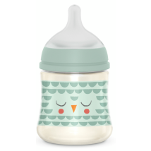 Biberon Suavinex Bonhomia à débit lent vert 150 ml
