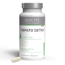 Biocyte Hepato Detox Bien-être Foie Chardon Marie Fenouil Artichaut 60 gélules