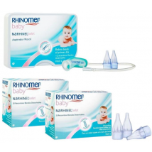 Rhinomer Baby Aspirador Nasal + Recambios Blandos Desechables 2x20 uds