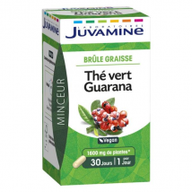 Juvamine Brûle Graisse Thé Vert Guarana 30 gélules Vegan- -