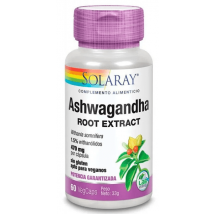 Ashwagandha 470mg Solaray 60 Vegetable Capsules